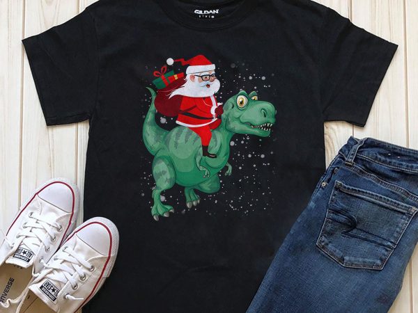 Santa christmas png t-shirt design for download