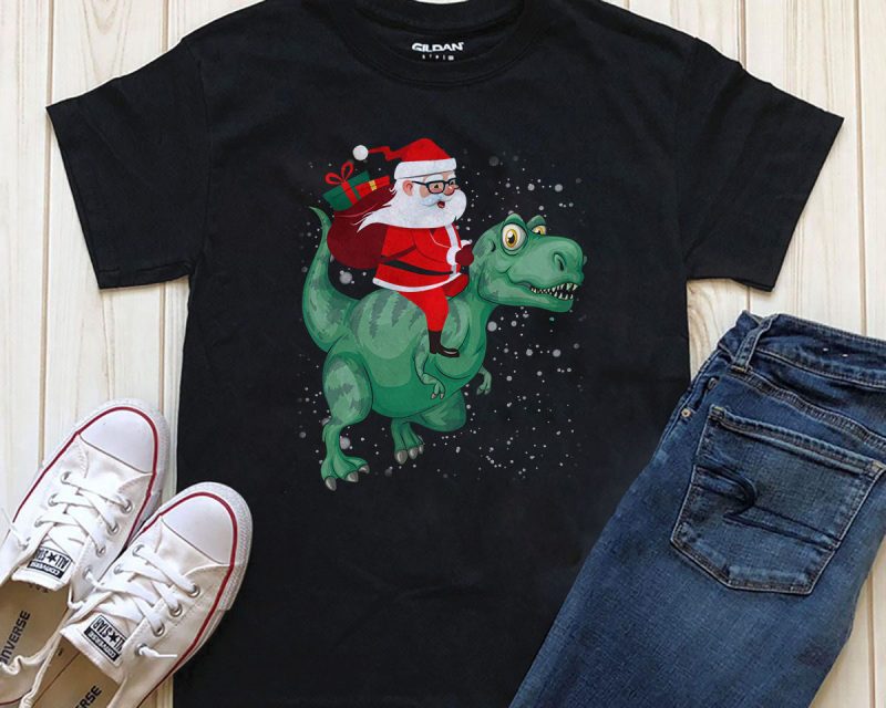 Santa Christmas Png t-shirt Design for download tshirt factory