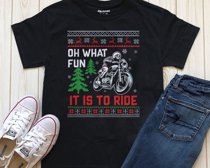 Ride Christmas t-shirt design for sale t shirt design graphic
