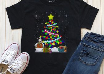 Christmas tree t-shirt design graphic