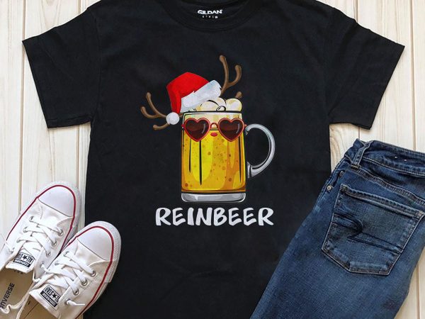Reinbeer png t-shirt design for sale