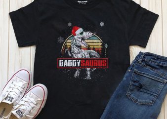 Daddy Saurus ready made t-shirt design PNG PSD file
