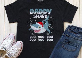 Daddy Shark doo doo Png Psd file, editable text t-shirt design for commercial use