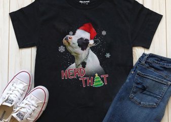 Christmas with my Herd Png Psd file for download t shirt design png