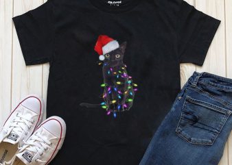 Cat Christmas Png T-shirt Design