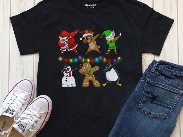 Christmas dab png t-shirt design