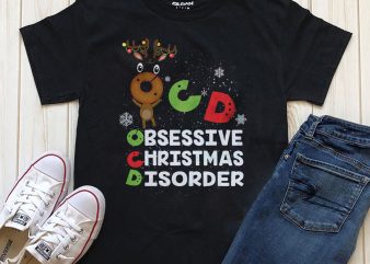 Obsessive Christmas Disorder Png T-shirt design
