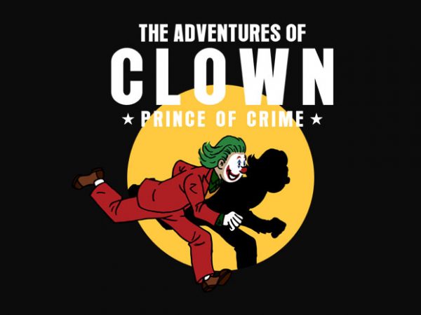 The adventure of clown prince of crime buy t shirt design