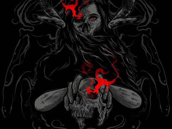 Demon tshirt design for sale