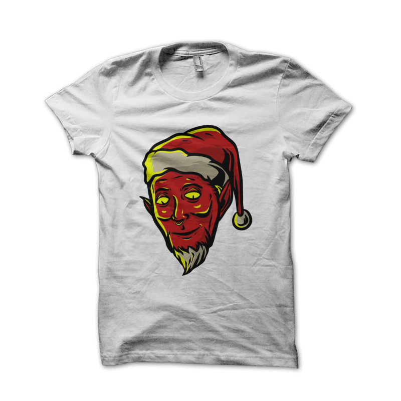 Evil Santa Claus tshirt design for sale