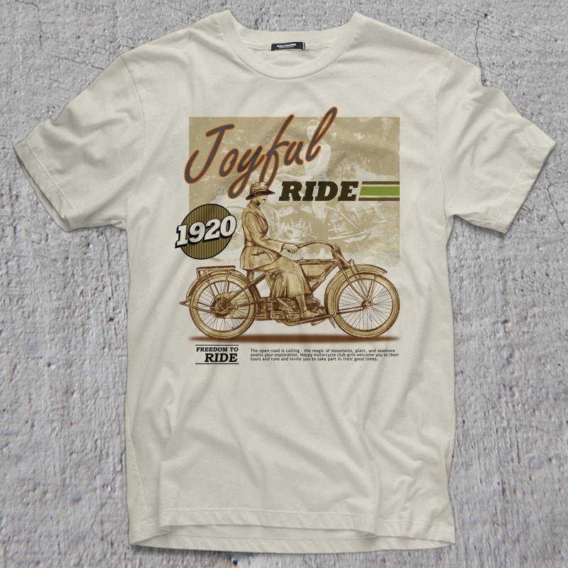 JOYFUL RIDE buy t shirt design