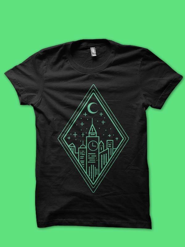 bright city tshirt design buy t shirt designs artwork