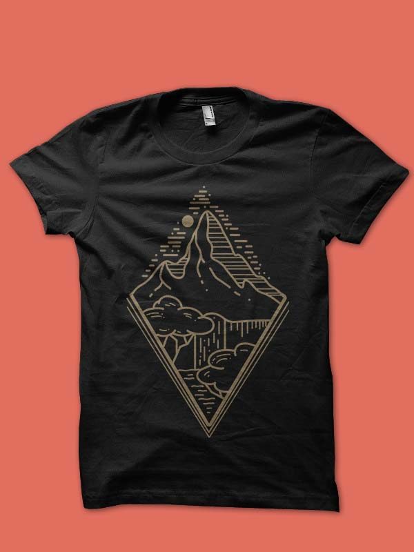 mountain tshirt design buy t shirt designs artwork