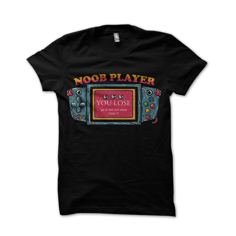 noob player tshirt design for sale