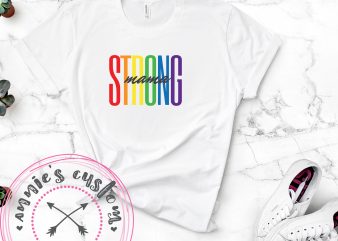 Strong Mama – Black buy t shirt design