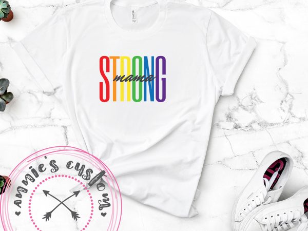 Strong mama – black buy t shirt design