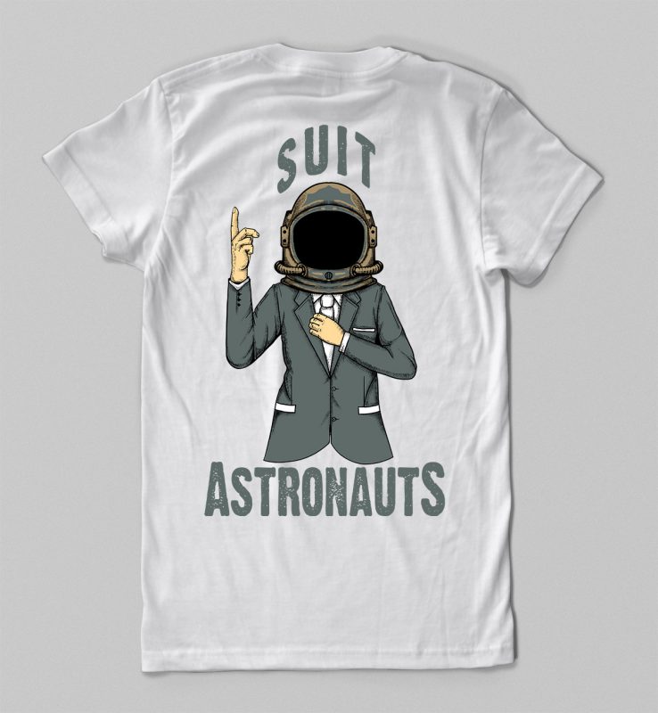 Astronaut t-shirt design t-shirt designs for merch by amazon