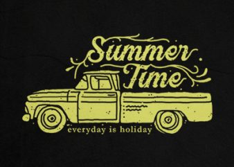 summer time shirt design png