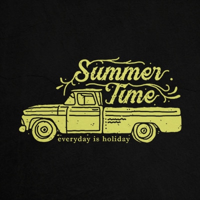 Summer time shirt design png