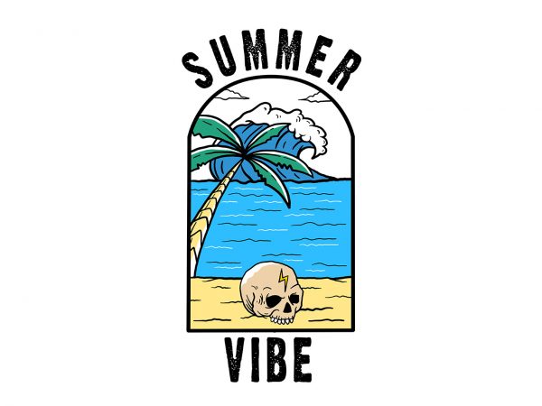 Summer t-shirt design