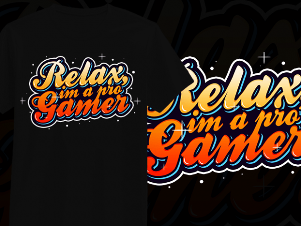 Gamer t-shirt design