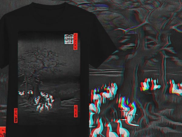 Japanese streetwear t-shirt design