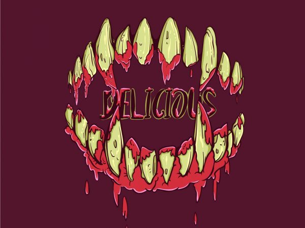 Delicious commercial use t-shirt design Delicious commercial use t-shirt design