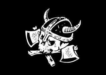 Death Viking tshirt design vector