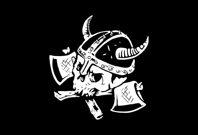 Death Viking tshirt design vector - Buy t-shirt designs