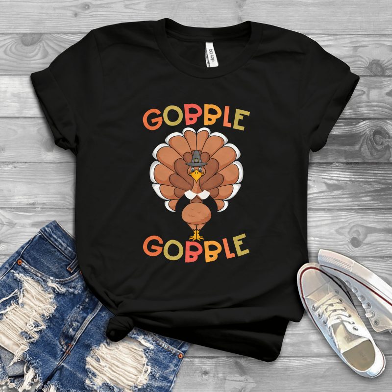 Gobble commercial use t shirt designs