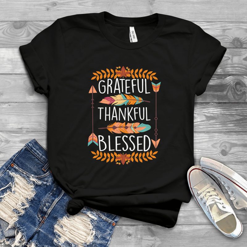 Grateful Thankful Blessed T-shirt