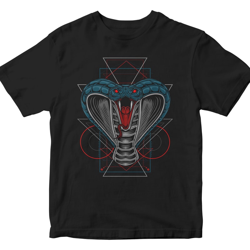 COBRA GEOMETRIC t shirt designs for teespring