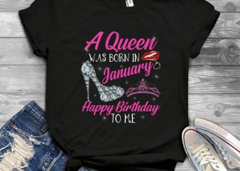Birthday Girl and Queen – Editable – Scale Easily – 12 graphic t-shirt design
