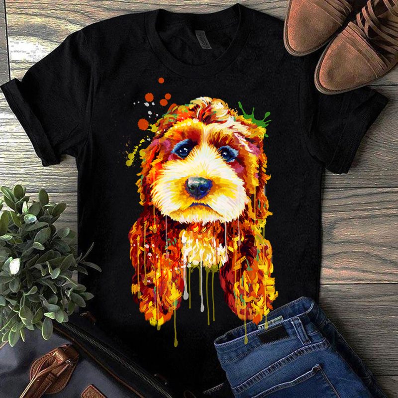 Poodle – Hand Drawing Dog By Photoshop – 16 t shirt designs for printify