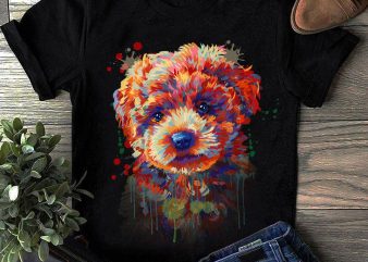 Poodle – Hand Drawing Dog By Photoshop – 17 buy t shirt design for commercial use