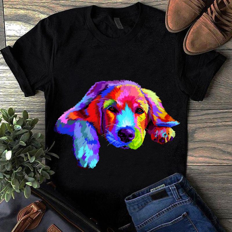 Golden Retriever – Hand Drawing Dog By Photoshop – 18 t shirt design png
