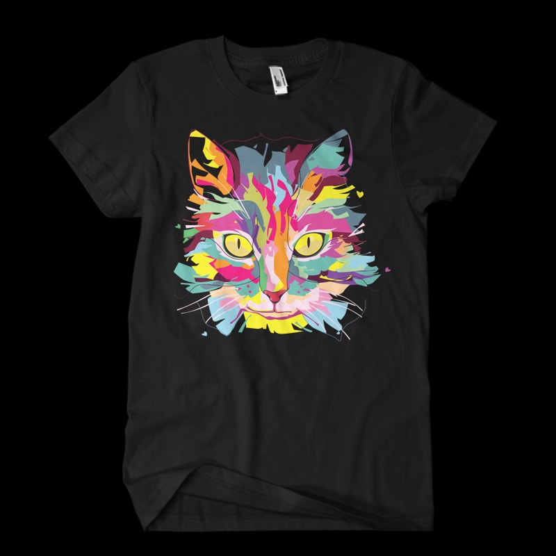 Cat Love Vector t-shirt design vector shirt designs