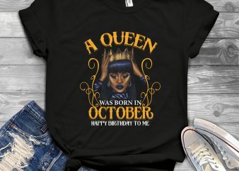 Birthday Girl and Queen – Editable – Scale Easily – 20 t-shirt design for sale