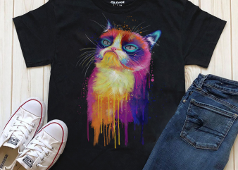 Hand Drawing Cat By Photoshop – 22 buy t shirt design