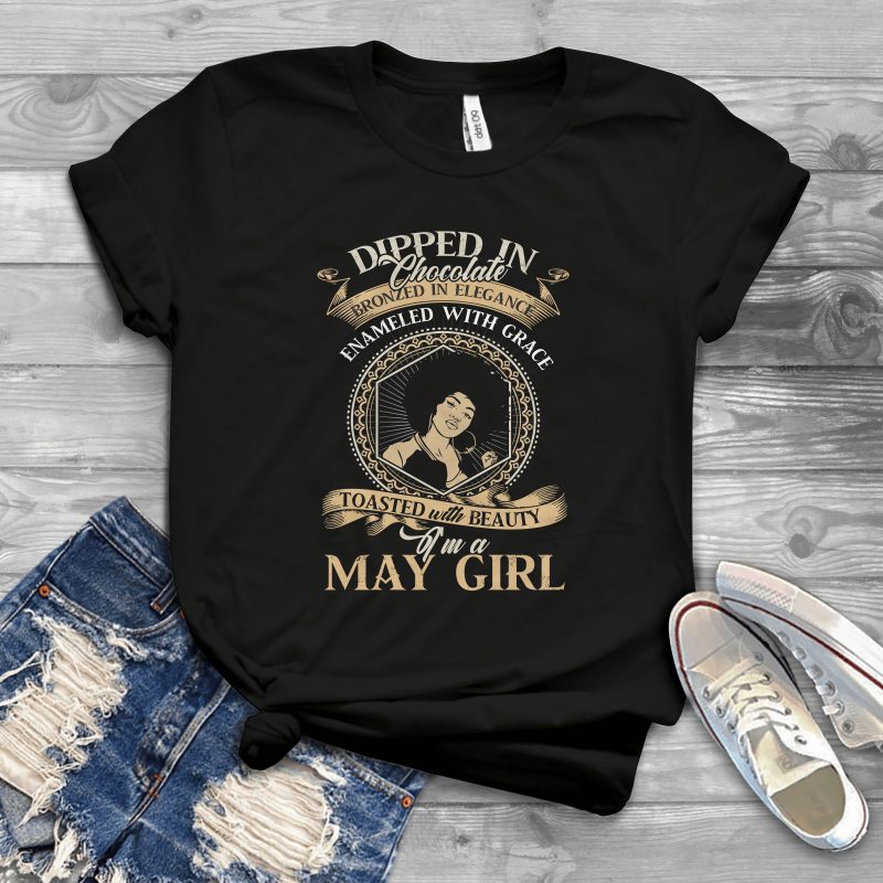 Birthday Girl and Queen – Editable – Scale Easily – 24 vector shirt designs
