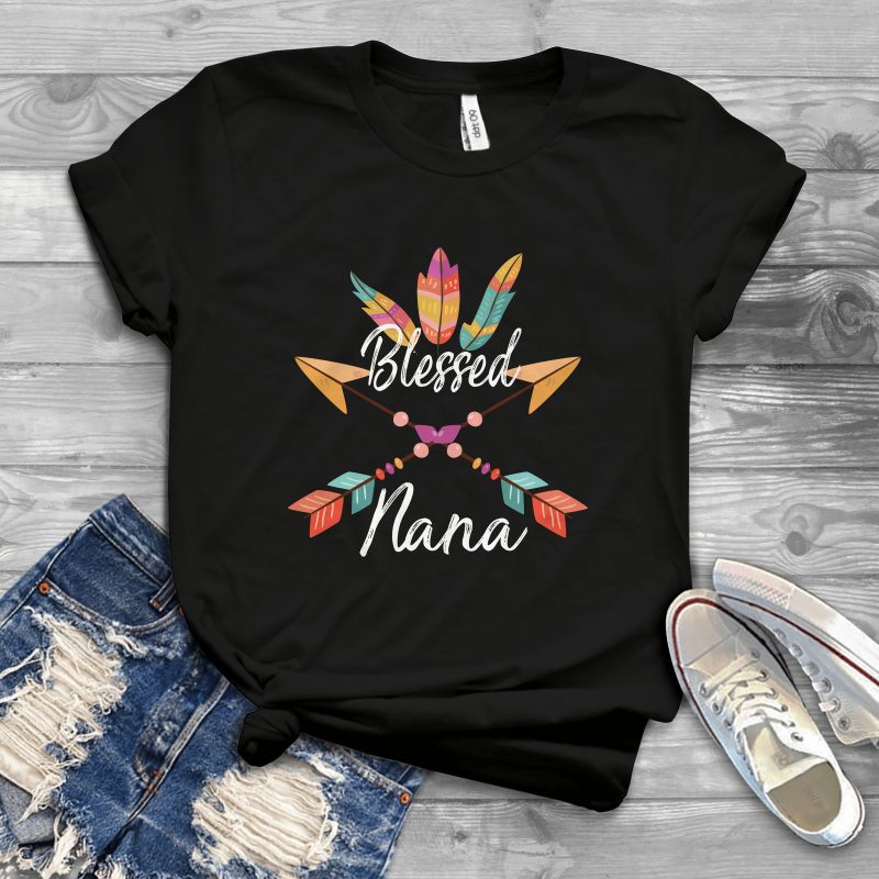 Blessed nana t shirt designs for sale