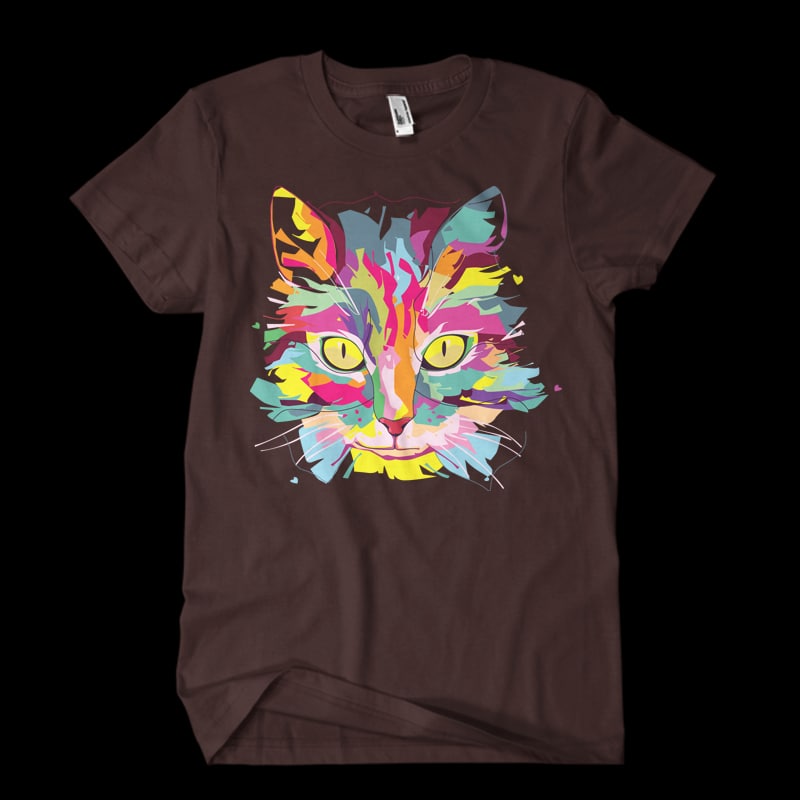 Cat Love Vector t-shirt design vector shirt designs