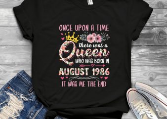 Birthday day queen once upon the time t-shirt design png