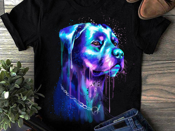 Rottweiler – Hand Drawing Dog By Photoshop – 4 t-shirt design png