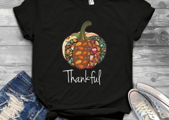 thankful t shirt design for purchase