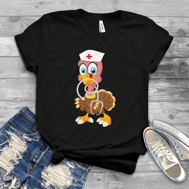 turkey nurse t shirt designs for print on demand