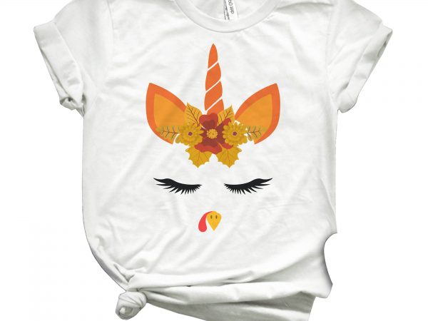 Turkey unicorn t shirt design to buy