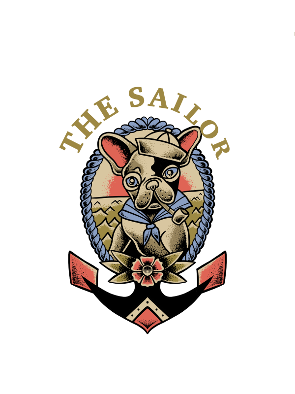 The sailor dog t shirt designs for teespring