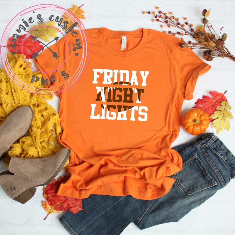 Football Friday Night Lights t shirt design graphic