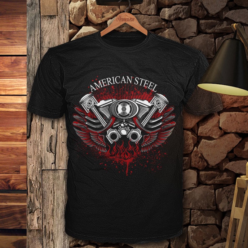American Steel t shirt designs for teespring